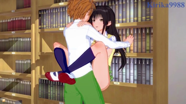 【3D】凯和由纪在一个废弃的图书馆发生了激烈的性爱︱T